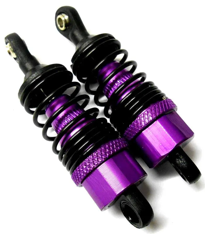 102004P 02114 1/10 Car RC Alloy Oil Filled Shock Absorber Damper 2 Pink HSP 60mm