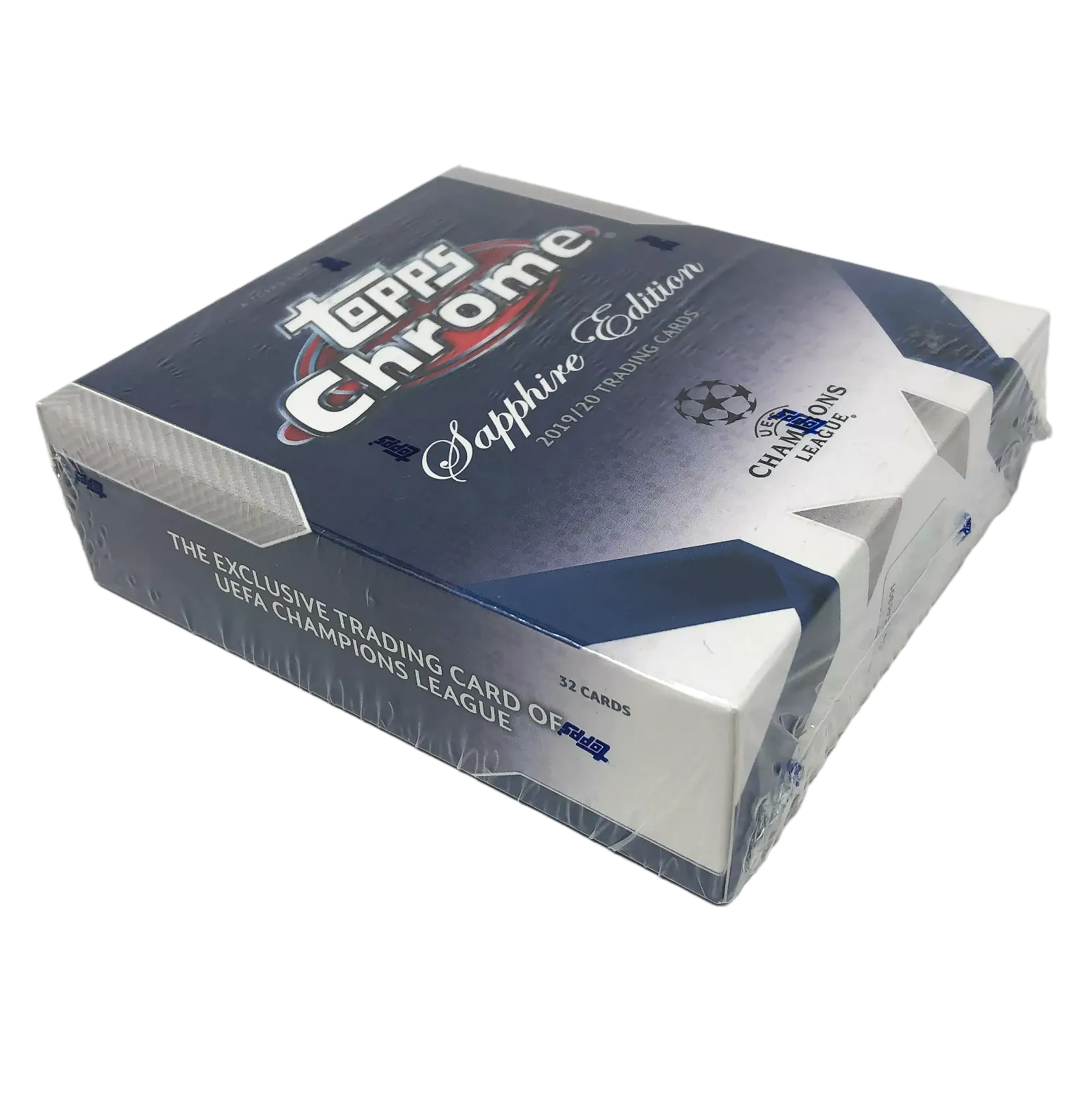 2019-20 Topps Chrome UEFA Champions Sapphire Factory Sealed Hobby Box Haaland RC