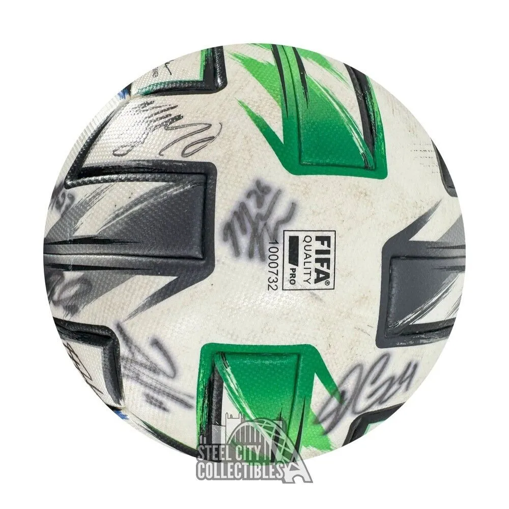 2020 Houston Dynamo Auto Match Used Soccer Ball - BAS/Fanatics LOA (26 Sigs)
