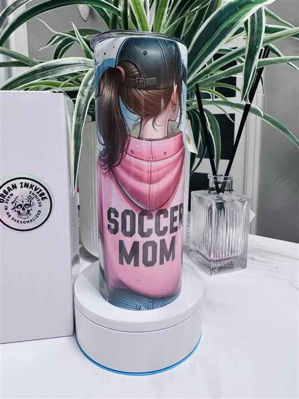 20oz Tumbler – Soccer Mom Edition ⚽️👩‍👧‍👦