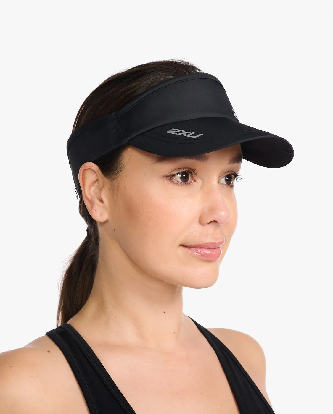 2XU Run Visor | Black
