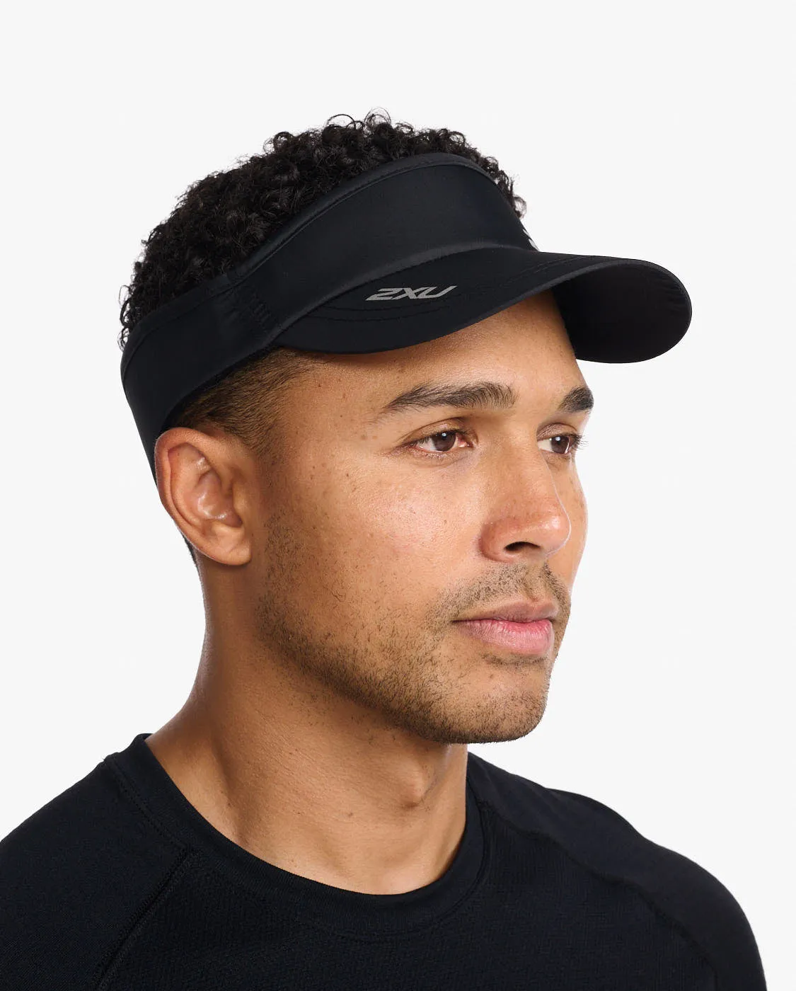 2XU Run Visor | Black