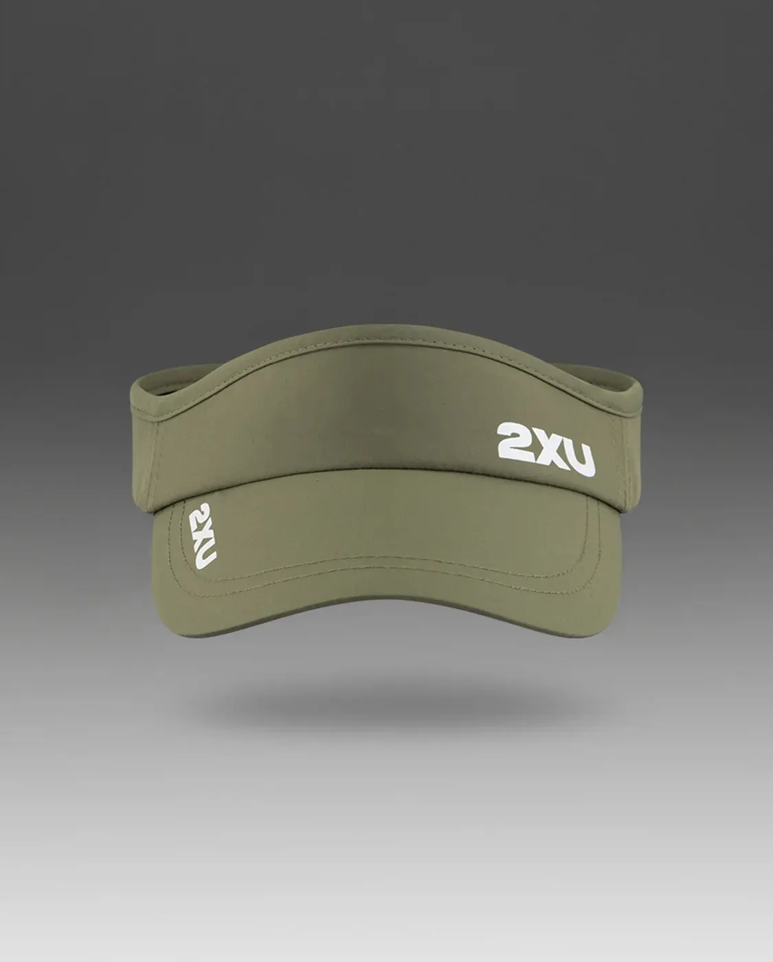 2XU Run Visor | Hunter/White