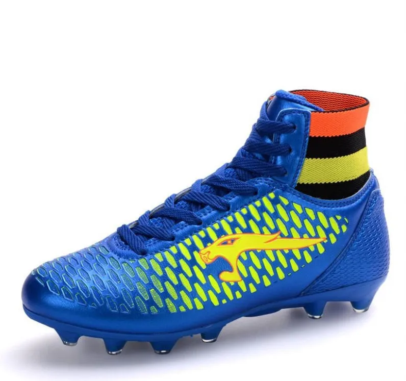 3 colors EUR 33-44 superfly football boots brand design men's soccer shoes women botas de futbol specialty soccer boots cleats