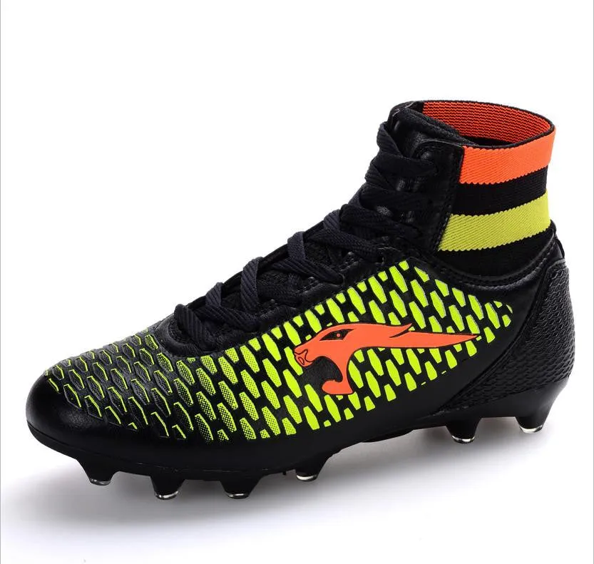 3 colors EUR 33-44 superfly football boots brand design men's soccer shoes women botas de futbol specialty soccer boots cleats