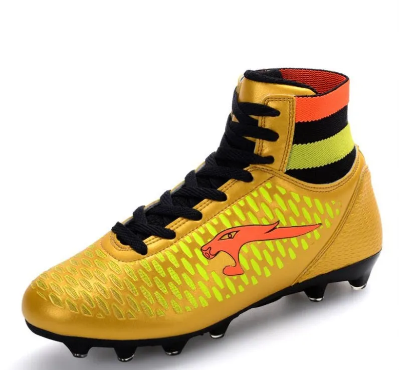 3 colors EUR 33-44 superfly football boots brand design men's soccer shoes women botas de futbol specialty soccer boots cleats