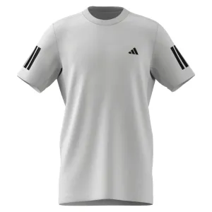 Adidas Boy's Club 3 Stripe Tee (White)