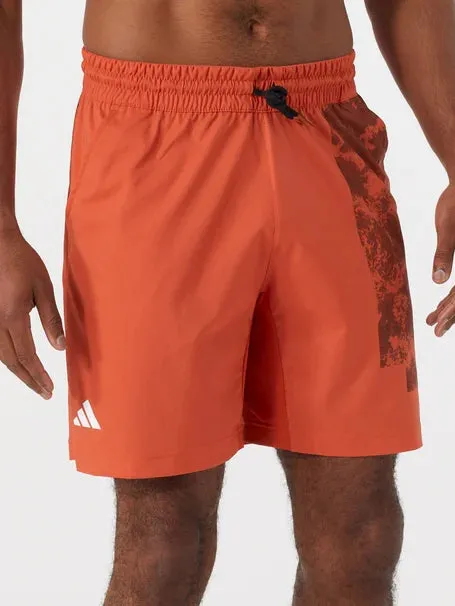 Adidas Men's Paris Ergo 7" Short (Preloved Red or Carbon Grey) - 2023 NEW ARRIVAL