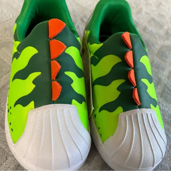 Adidas Superstar 360 I Dinosaur Toddlers' Shoes Green/Cloud White GX 3269 8K