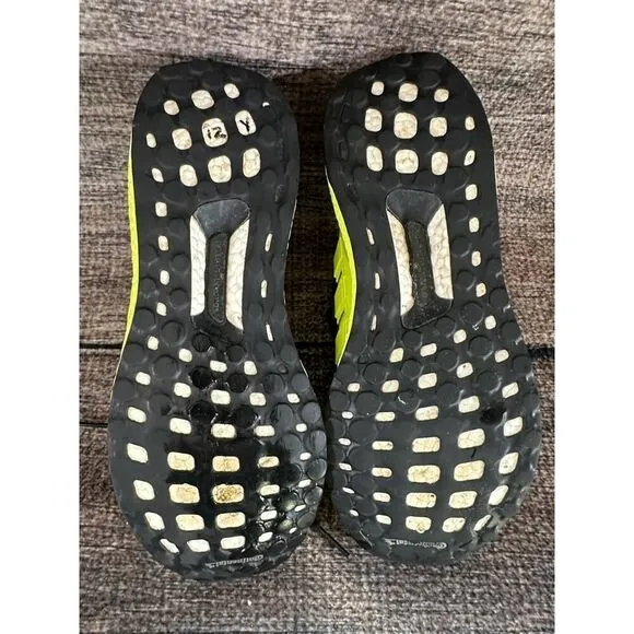 Adidas Ultraboost 5.0 Dna Black Solar Yellow Shoes Men's Size 12 H68071