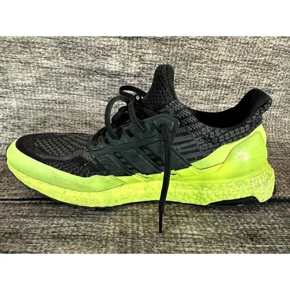Adidas Ultraboost 5.0 Dna Black Solar Yellow Shoes Men's Size 12 H68071