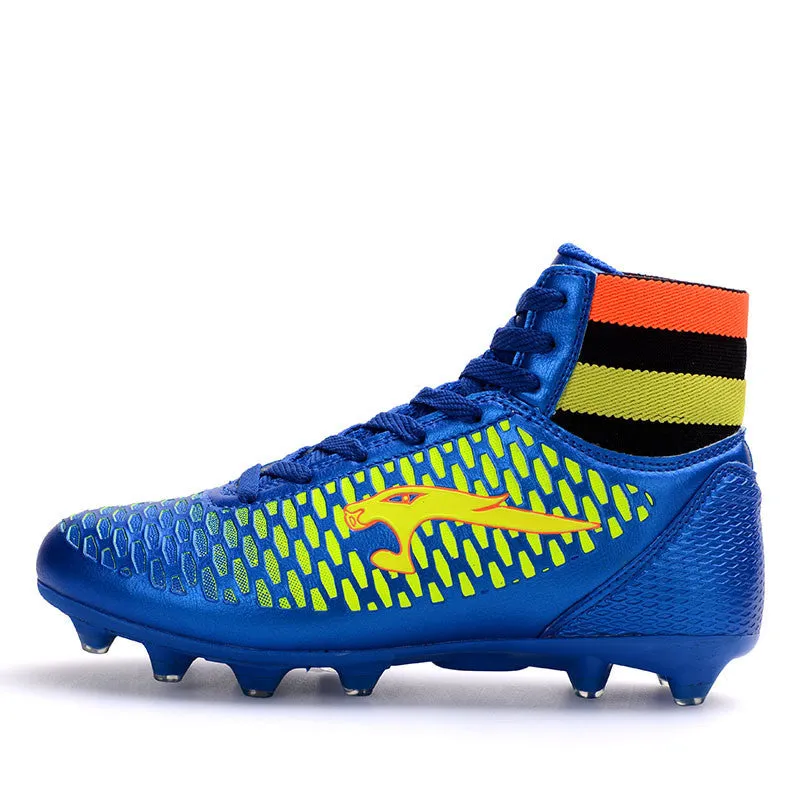 Adult high ankle soccer shoes men football boots kids botas de futbol superfly soccer cleats boots Size 33-44