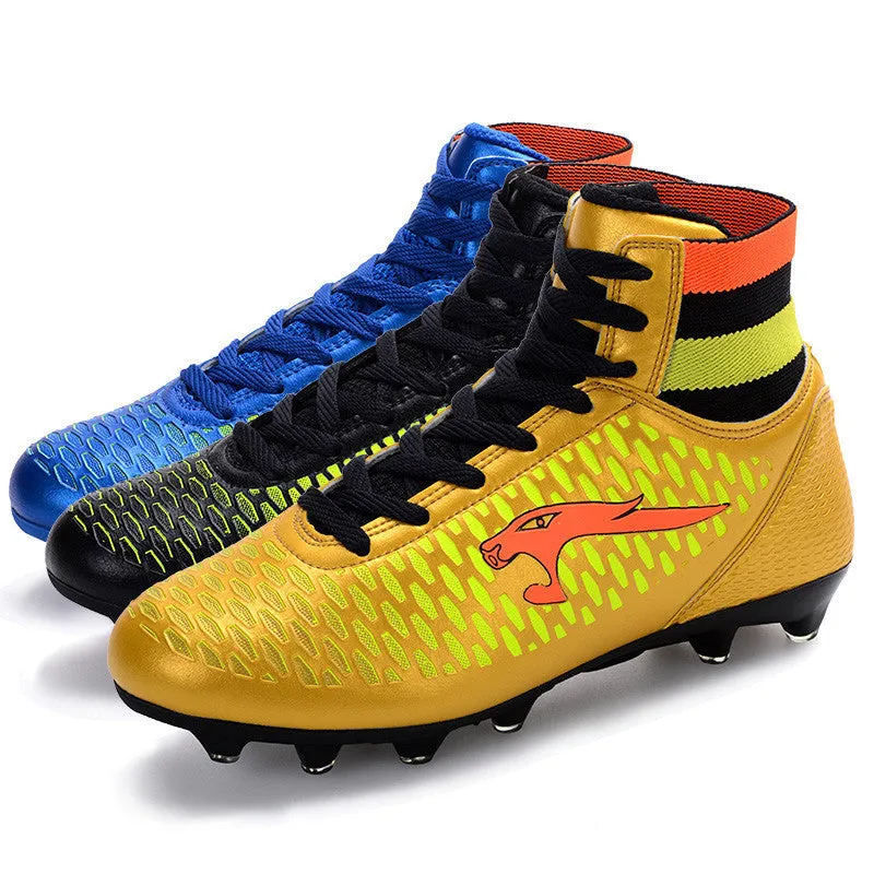Adult high ankle soccer shoes men football boots kids botas de futbol superfly soccer cleats boots Size 33-44