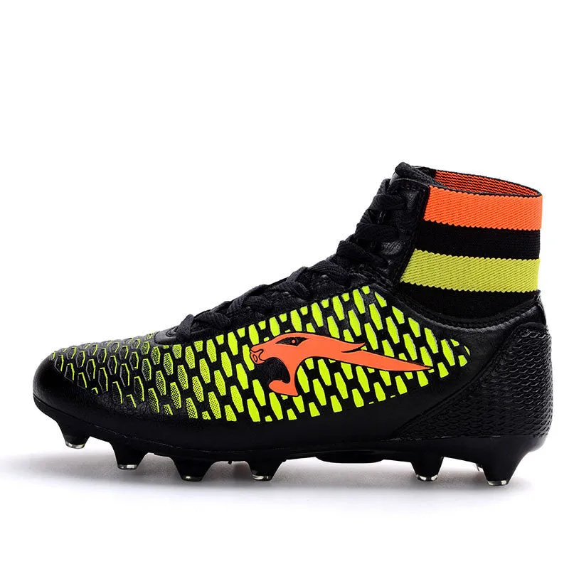 Adult high ankle soccer shoes men football boots kids botas de futbol superfly soccer cleats boots Size 33-44