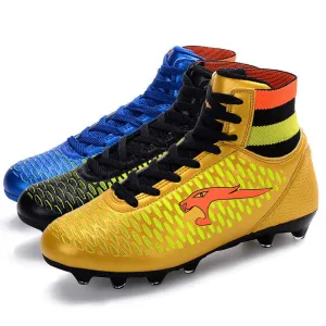 Adult high ankle soccer shoes men football boots kids botas de futbol superfly soccer cleats boots Size 33-44