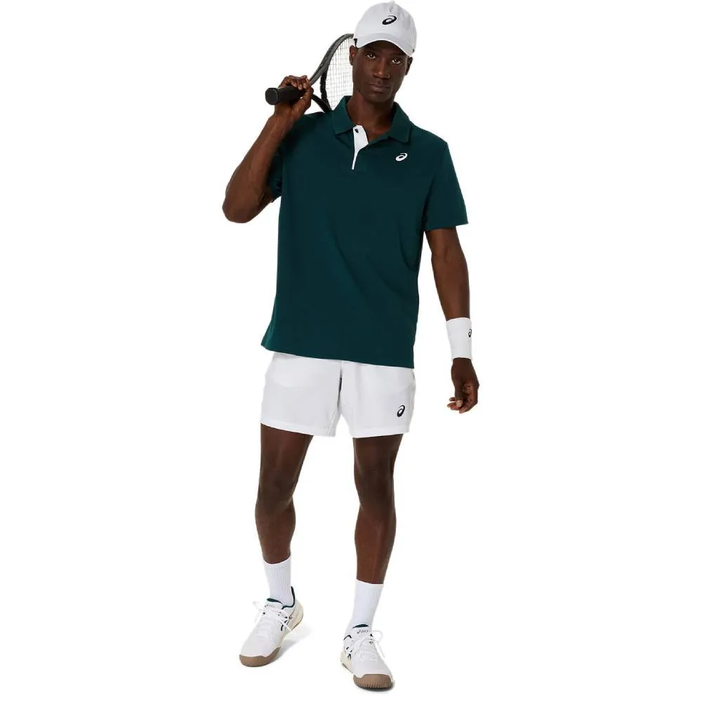Asics Men's Court Polo Shirt (Saxon Green)