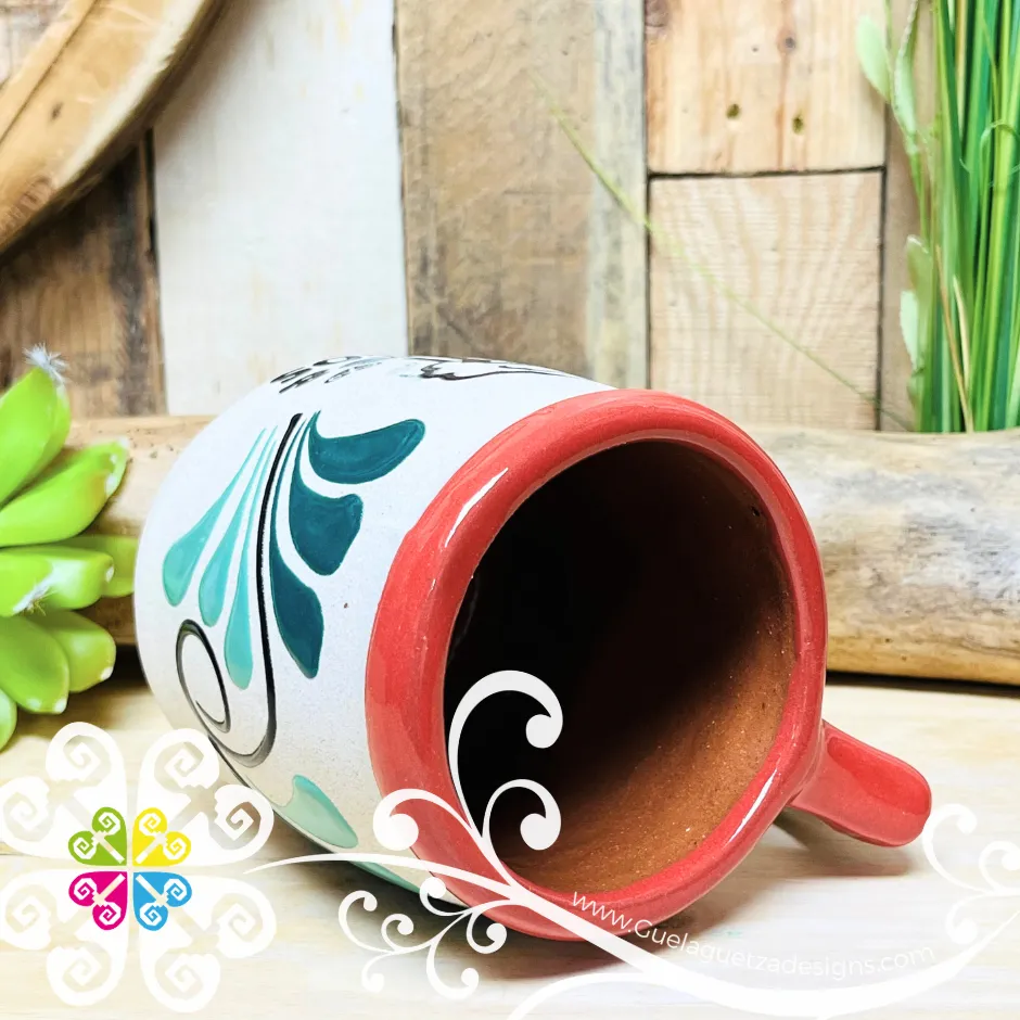 Beer & Tacos Clay Mug - Single Beer Mug
