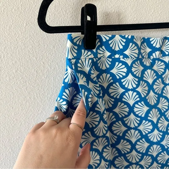 boden danby pull on mini skirt in moroccan blue