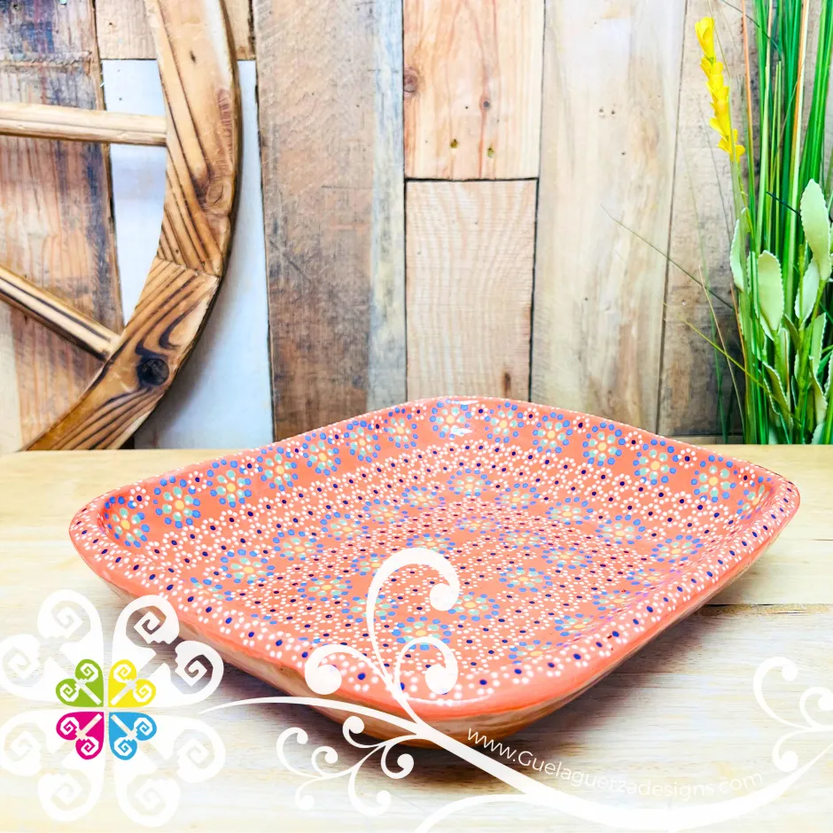 Capula Clay Fino Square Tray - Capula Fino Clay Kitchen