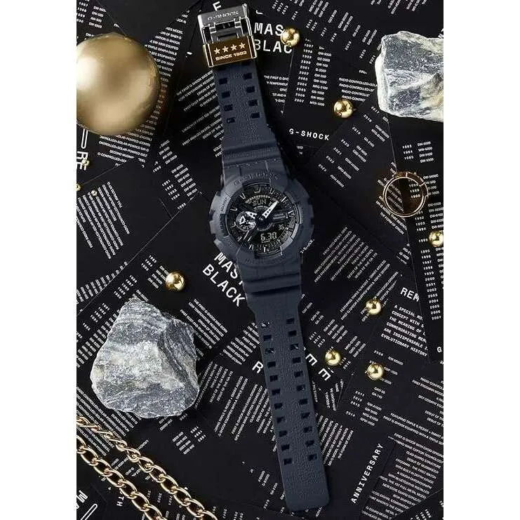 CASIO G-SHOCK 40TH ANNIVERSARY REMASTER BLACK SERIES MEN WATCH GA-114RE-1AJR