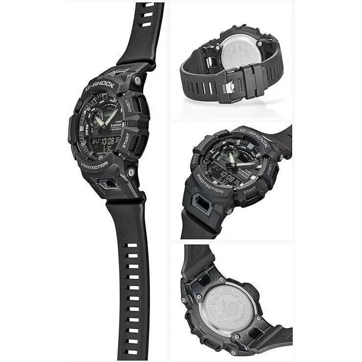 CASIO G-SHOCK BLUETOOTH PEDOMETER ANALOG DIGITAL BLACK MEN WATCH GBA-900-1AJF