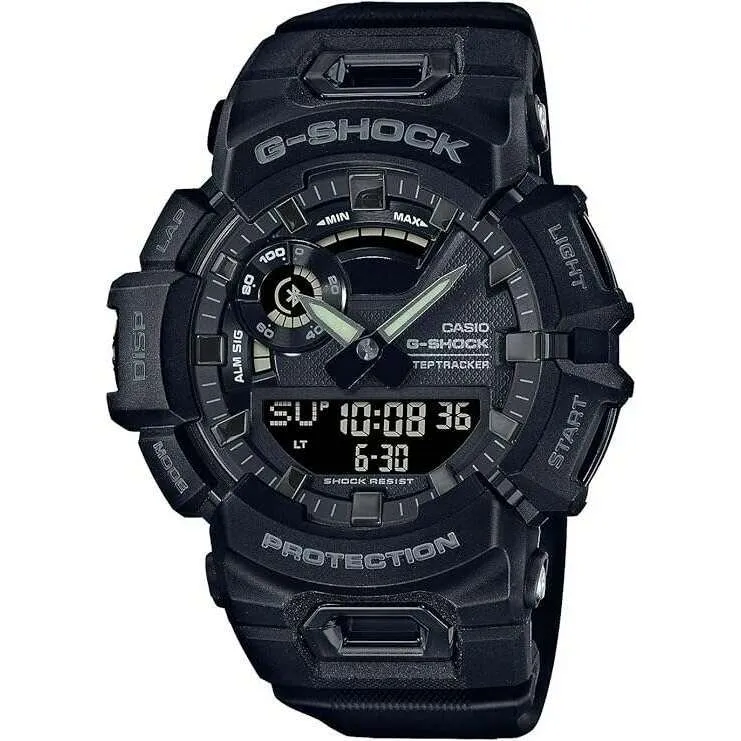 CASIO G-SHOCK BLUETOOTH PEDOMETER ANALOG DIGITAL BLACK MEN WATCH GBA-900-1AJF