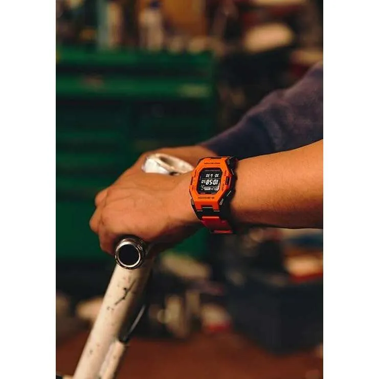 CASIO G-SHOCK DAY-DATE BLUETOOTH DIGITAL DIAL ORANGE MEN WATCH GD-B500FL-4JF