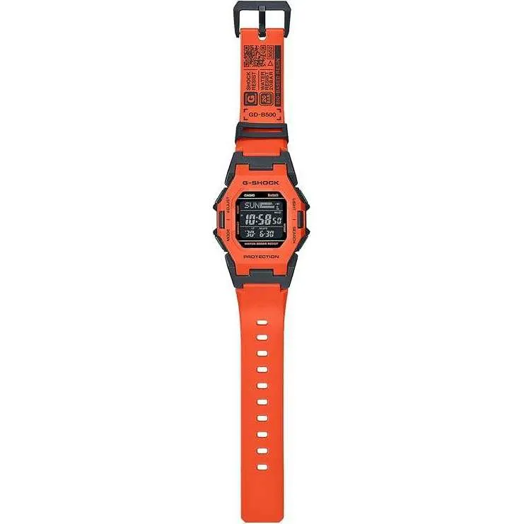 CASIO G-SHOCK DAY-DATE BLUETOOTH DIGITAL DIAL ORANGE MEN WATCH GD-B500FL-4JF