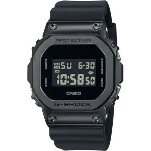 CASIO G-SHOCK DAY-DATE SQUARE DIGITAL DIAL ALL BLACK MEN WATCH GM-5600UB-1JF