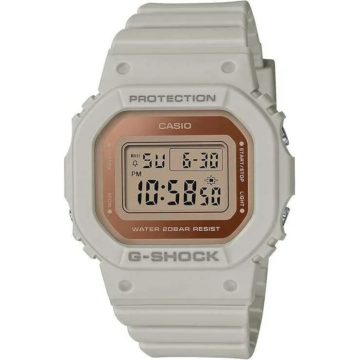 CASIO G-SHOCK MID-SIZE MODEL GREY & BROWN DIGITAL UNISEX WATCH GMD-S5600-8JF