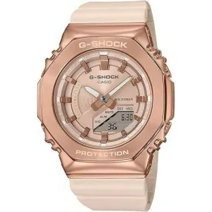 CASIO G-SHOCK MID-SIZE MODEL METAL COVERED PINK BEIGE LADIES WATCH GM-S2100PG-4AJF