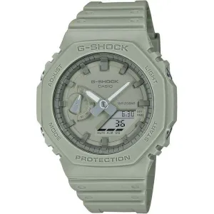 CASIO G-SHOCK NATURAL COLOR SERIES LIMITED MODEL DAY-DATE KHAKI MEN WATCH GA-2100NC-3AJF
