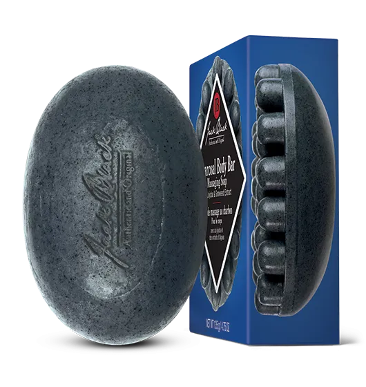Charcoal Body Bar Massaging Soap