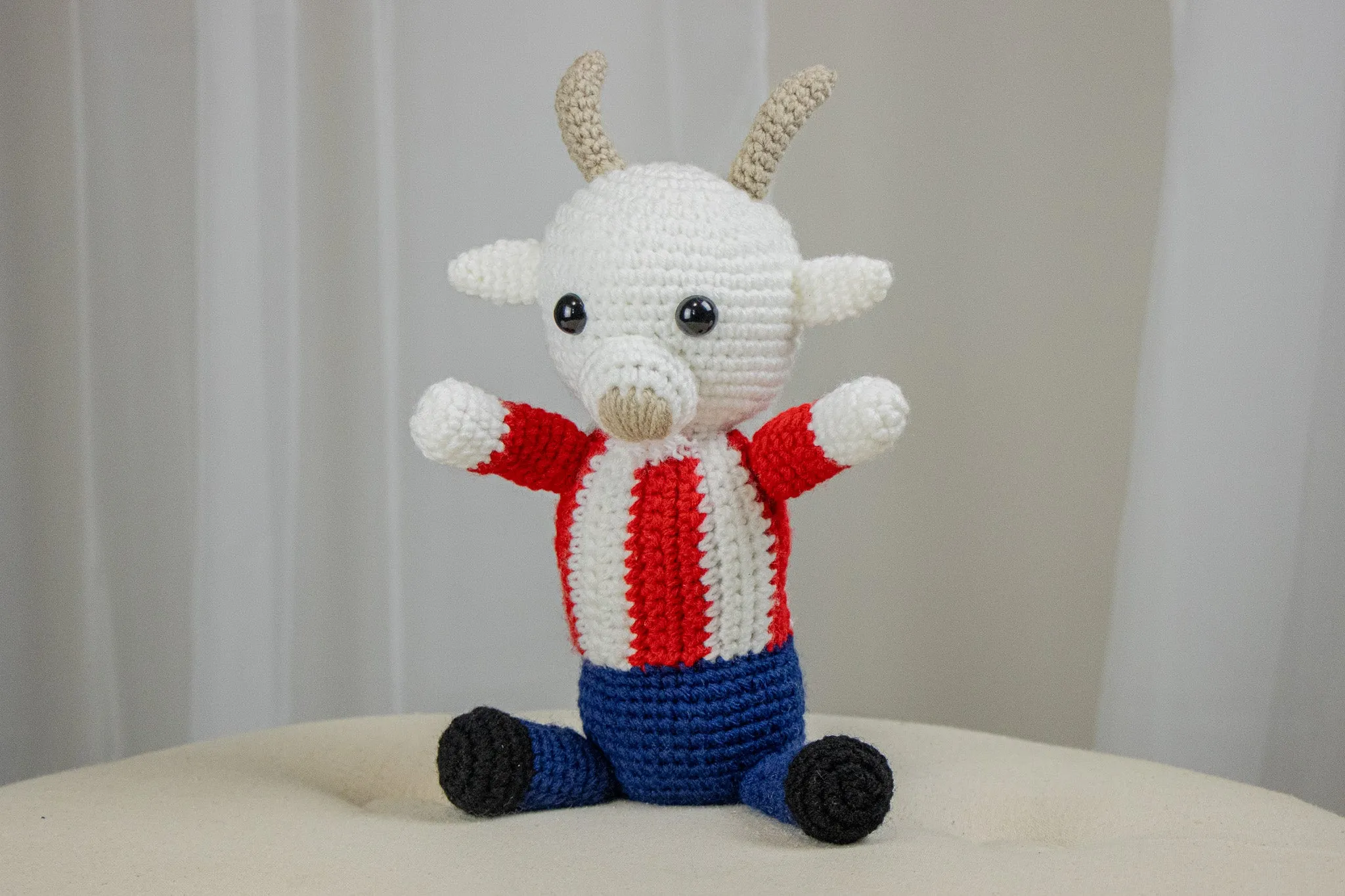 Chivas del Guadalajara Crochet Goat Mascot
