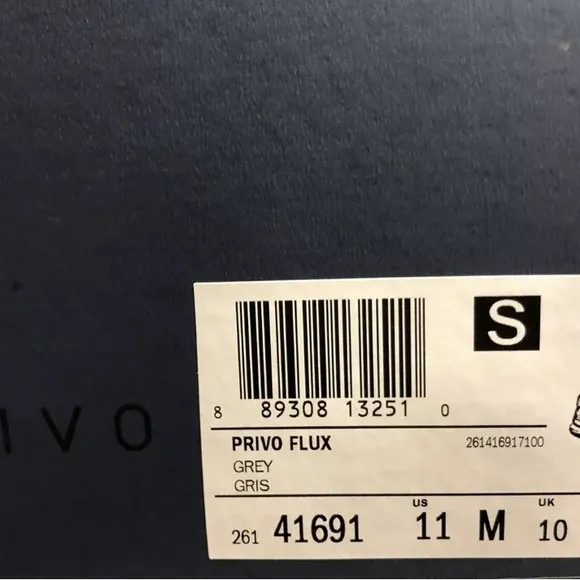 Clarks Privo Flux Mens Grey Shoes Size 11 M