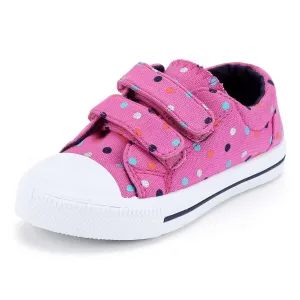 Colorful Polka Dot Soft Pink Walking Shoes