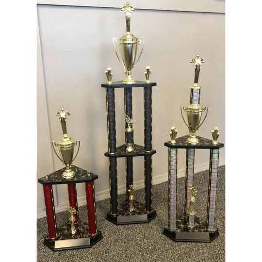 Column Trophies - Three Post