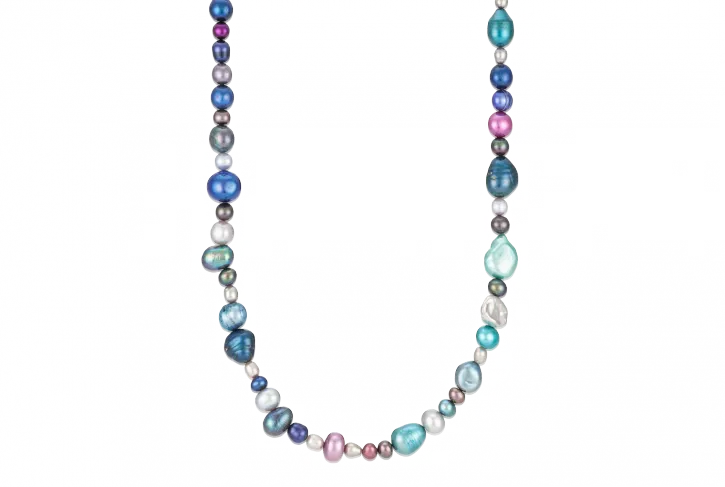 Cool Mixed Pearl Toggle Necklace