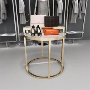 CR043 Fashion Store Bags and Purse Display Round Table