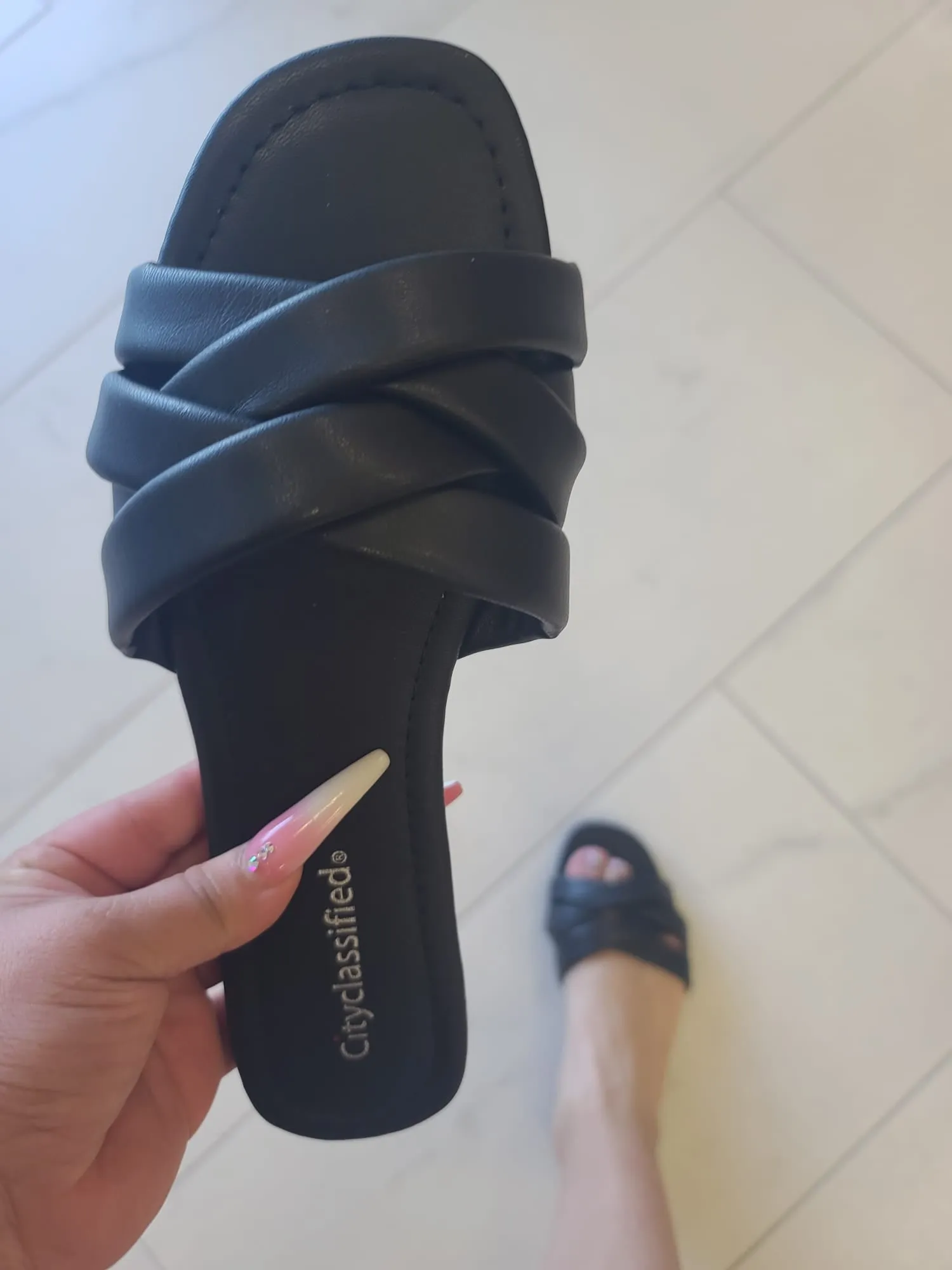 Cute one-s BLACK  PU
