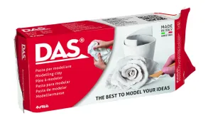 DAS Air Dry Modelling Clay, White (1.1lb)