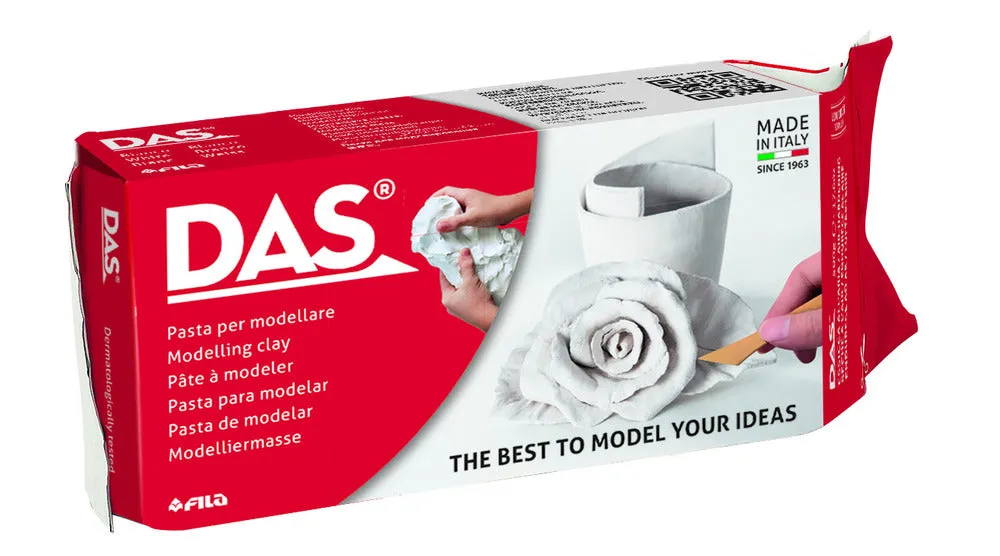 DAS Air Dry Modelling Clay, White (1.1lb)