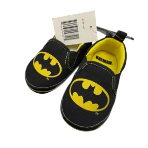 Dc Comics Boy's Black Batman SHOES Size 1 Infant