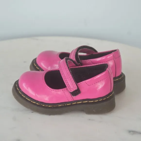 Dr. Martens TULLY Girls Pink Mary Jane Shoes
