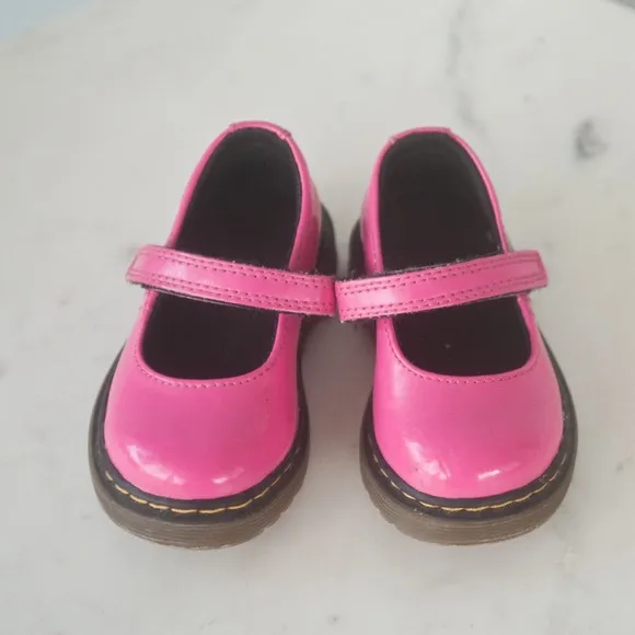 Dr. Martens TULLY Girls Pink Mary Jane Shoes