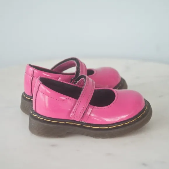 Dr. Martens TULLY Girls Pink Mary Jane Shoes