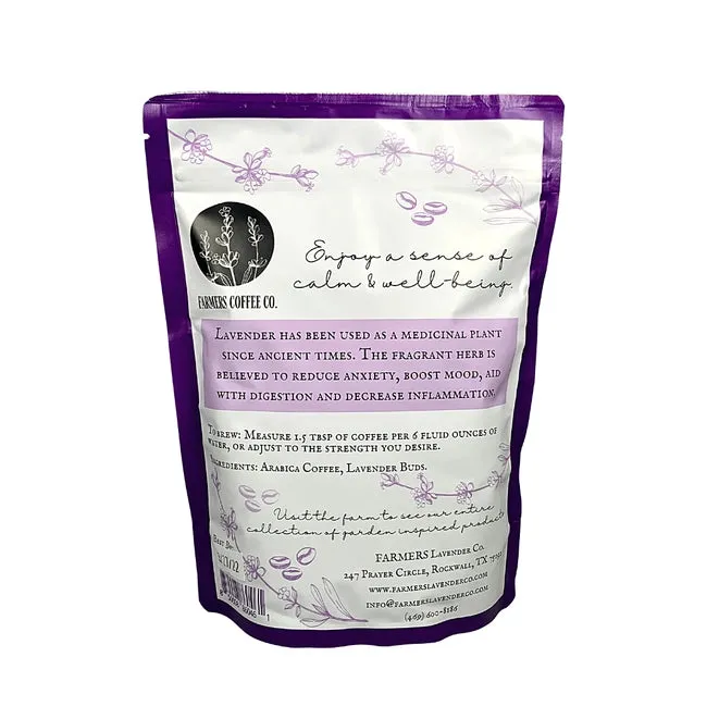 Farmers Coffee Co. Lavender Coffee's