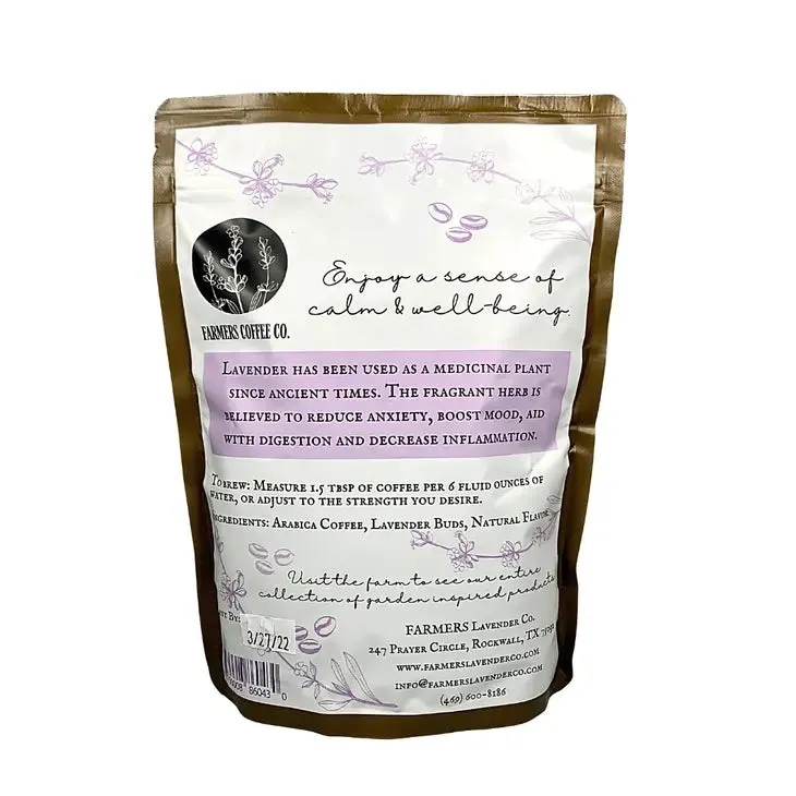 Farmers Coffee Co. Lavender Coffee's