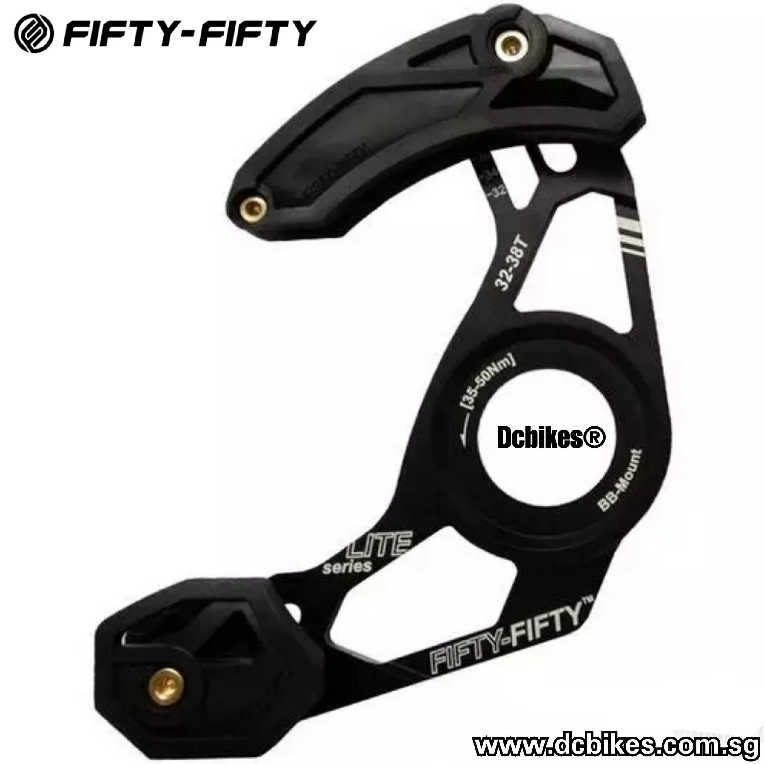 Fifty-Fifty 1 X Single Speed Threaded Bottom Bracket Mount Iscg Chainguide DH BB Mount 32T-38T