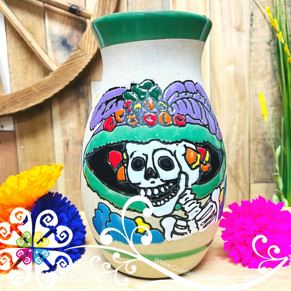 Florero Catrina - Mexican Home Décor
